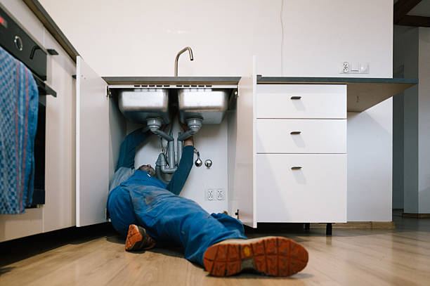Professional Drain Cleaning technician working in Hartford, NY
